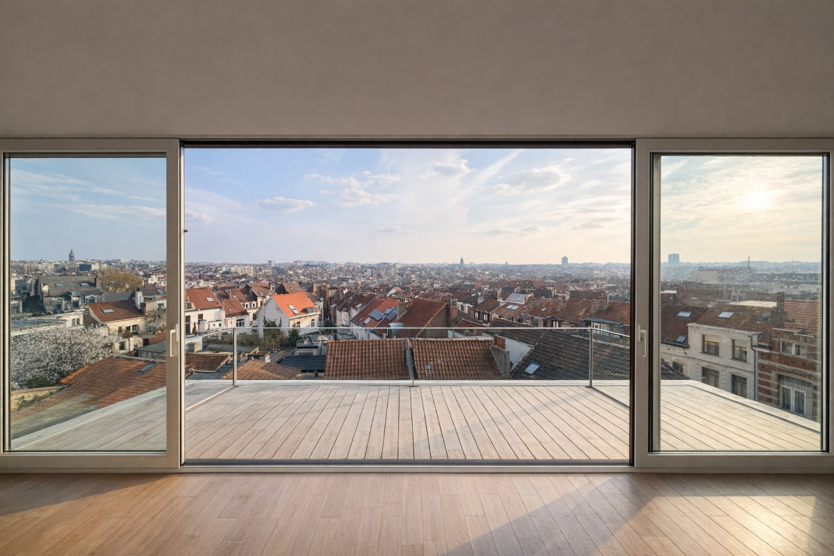 Appartement te  huur in Etterbeek 1040 3490.00€ 4 slaapkamers 200.00m² - Zoekertje 739754