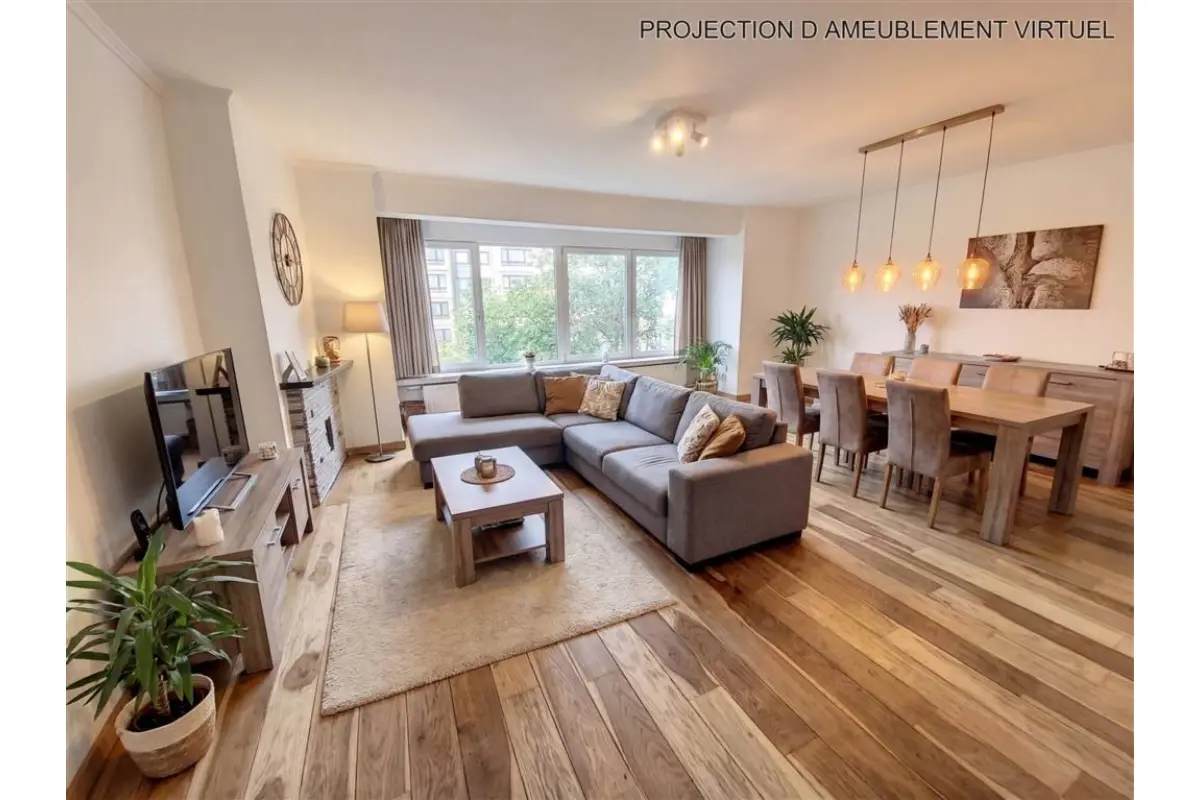 Appartement te  huur in Ganshoren 1083 1250.00€ 2 slaapkamers 100.00m² - Zoekertje 739811