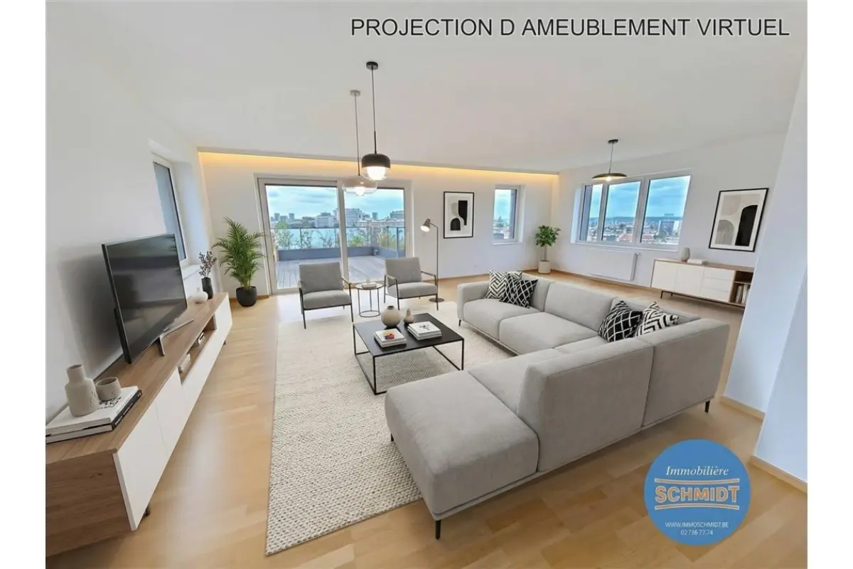 Penthouse te  koop in Evere 1140 695000.00€ 3 slaapkamers 180.00m² - Zoekertje 740300