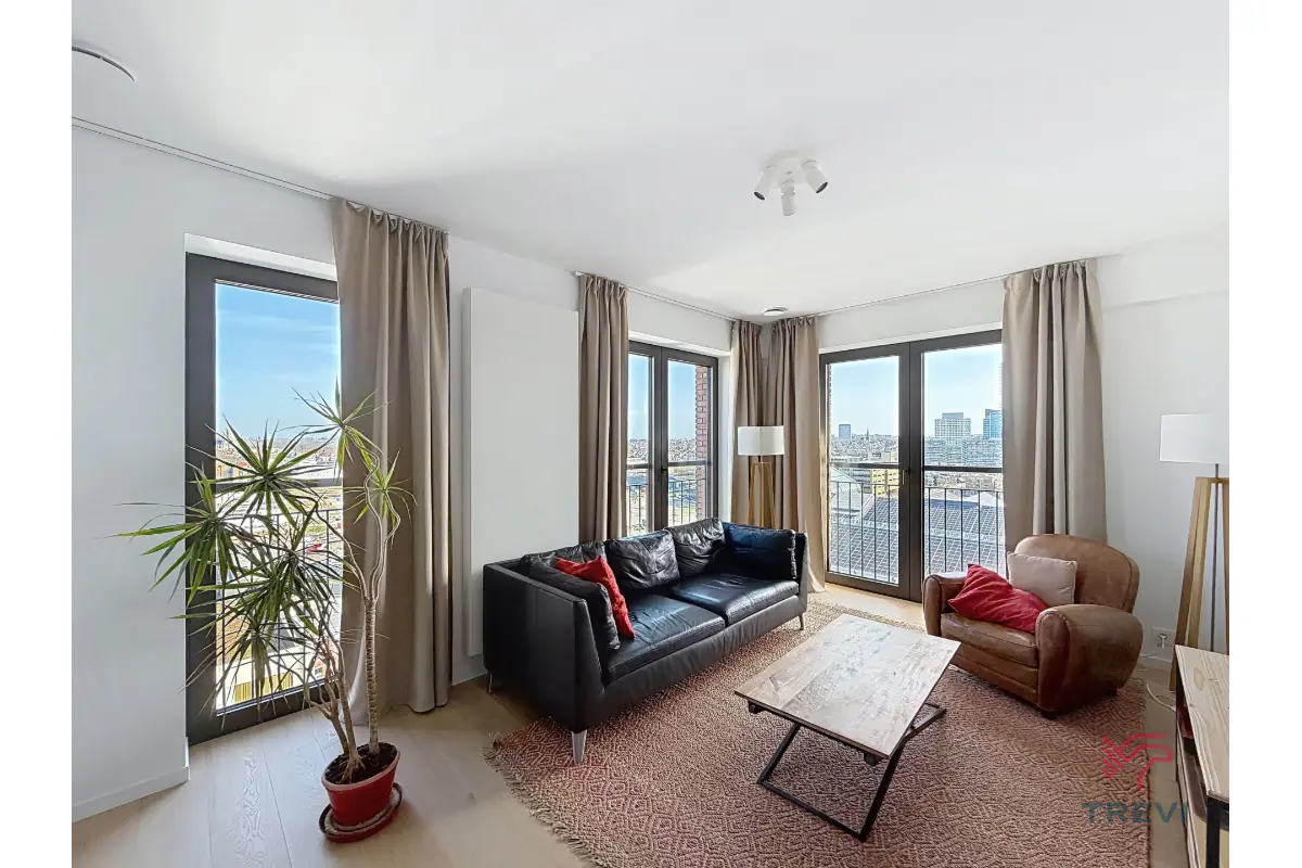 Appartement te  huur in Brussel 1000 1550.00€ 2 slaapkamers 94.00m² - Zoekertje 743115