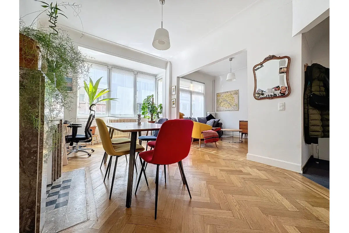 Appartement te  huur in Ukkel 1180 1400.00€ 2 slaapkamers 85.00m² - Zoekertje 743988