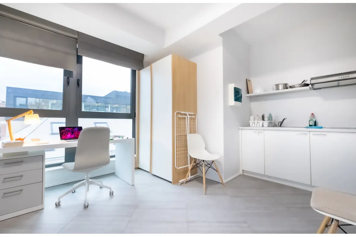 Appartement te  huur in Brussel 1000 690.00€  slaapkamers 22.00m² - Zoekertje 743909