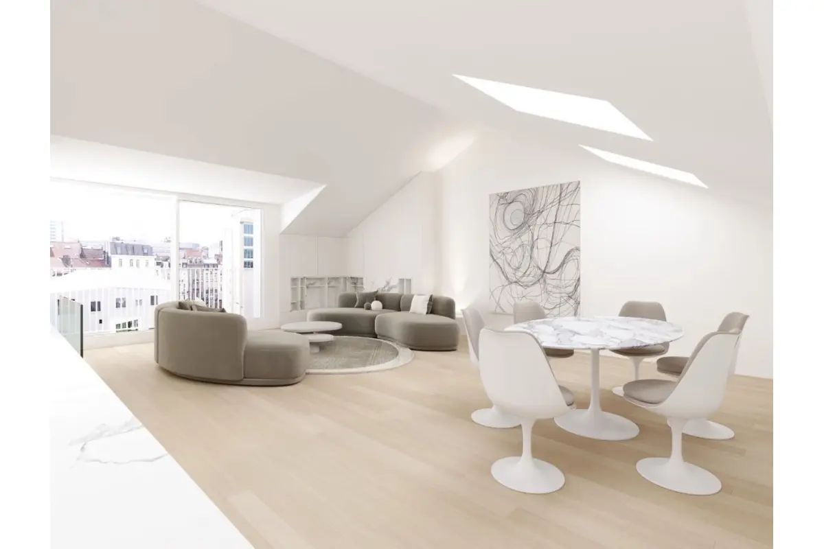 Duplex te  in Brussel 1000 650000.00€ 2 slaapkamers 120.00m² - Zoekertje 744758