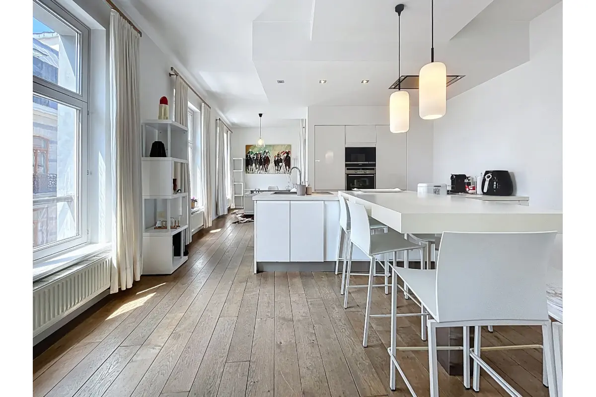 Appartement te  in Brussel 1000 1950.00€ 2 slaapkamers 114.00m² - Zoekertje 744757