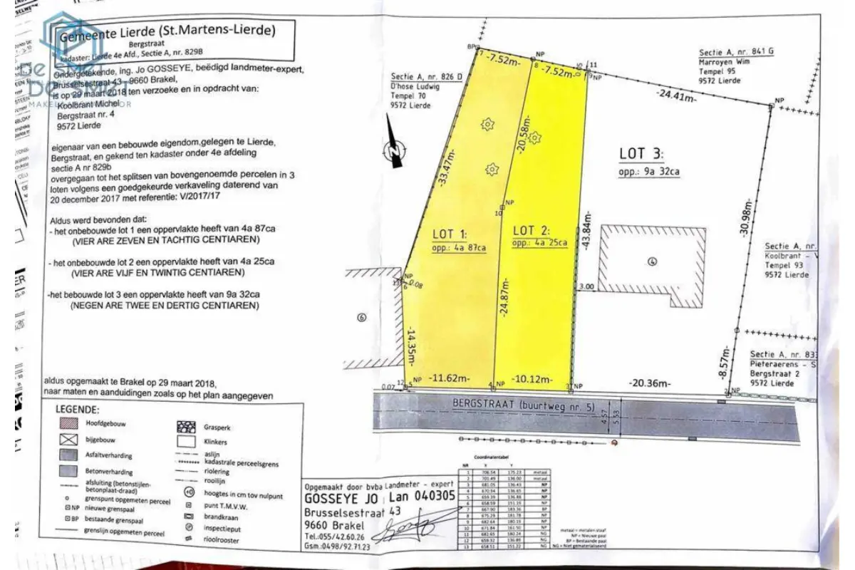 Grond te  koop in Lierde 9570 135000.00€  slaapkamers m² - Zoekertje 745287