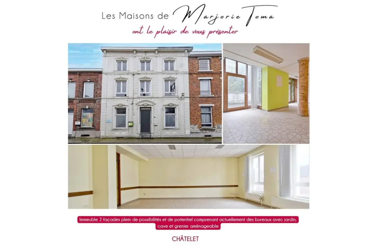 Commerce à vendre à Châtelet 6200 169000.00€ 3 chambres 318.75m² - annonce 746309