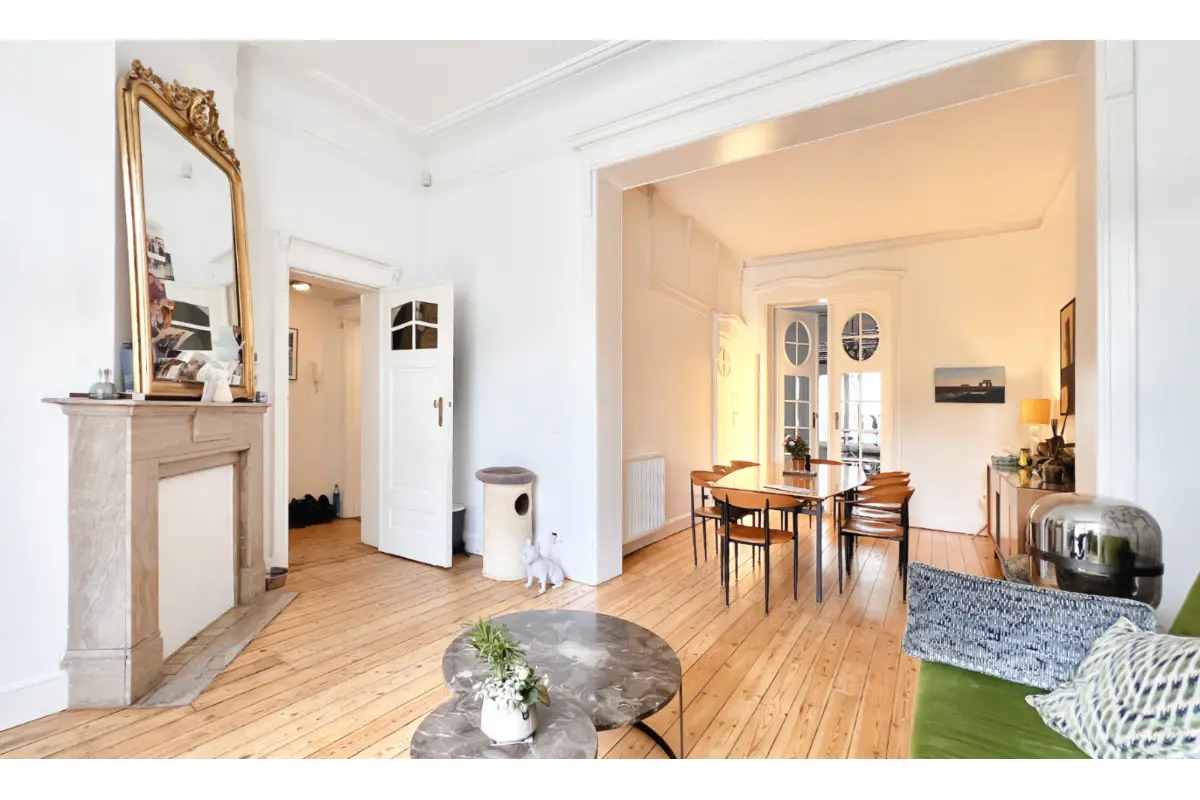 Benedenverdieping te  koop in Ukkel 1180 775000.00€ 2 slaapkamers 160.00m² - Zoekertje 749155