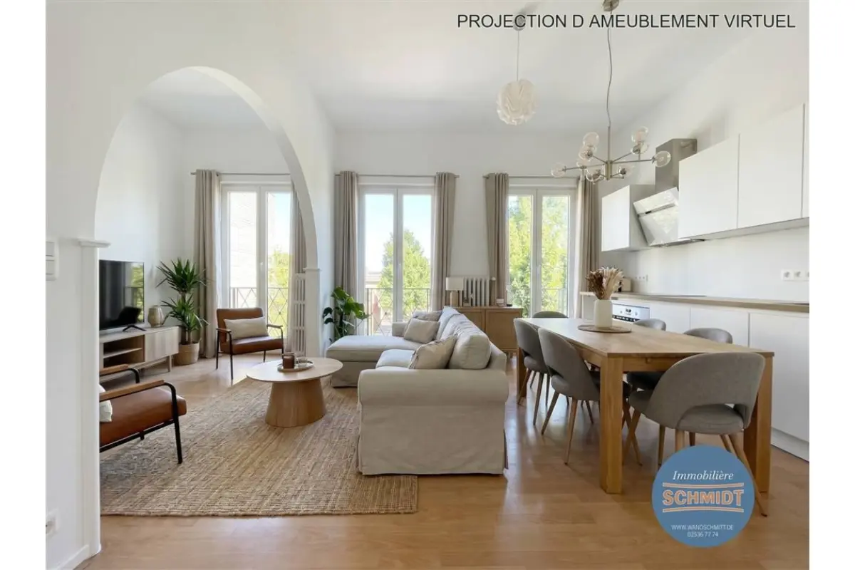 Appartement te  in Elsene 1050 1250.00€ 2 slaapkamers 71.00m² - Zoekertje 753832