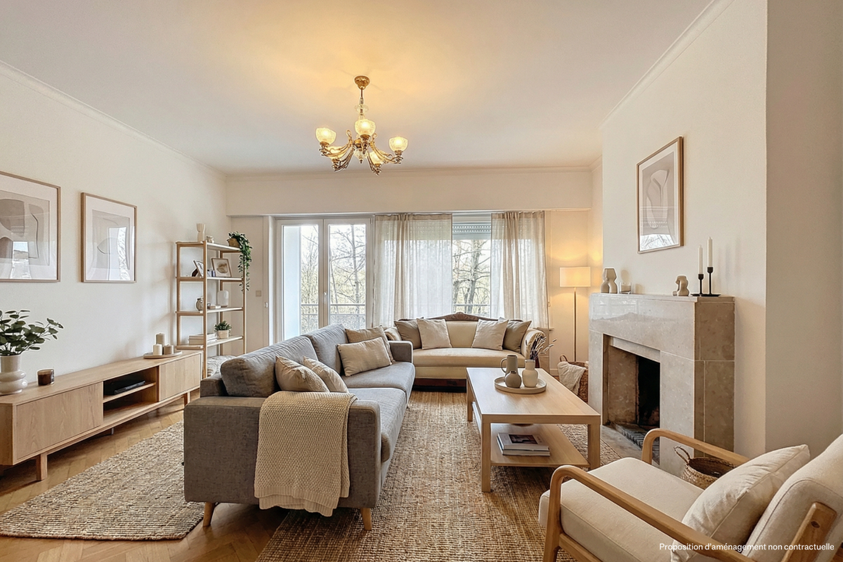 Benedenverdieping te  koop in Ukkel 1180 400000.00€ 2 slaapkamers 109.00m² - Zoekertje 754313