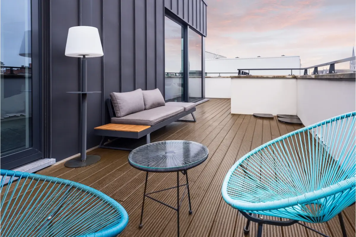 Penthouse te  huur in Brussel 1000 2100.00€ 2 slaapkamers 100.00m² - Zoekertje 755825
