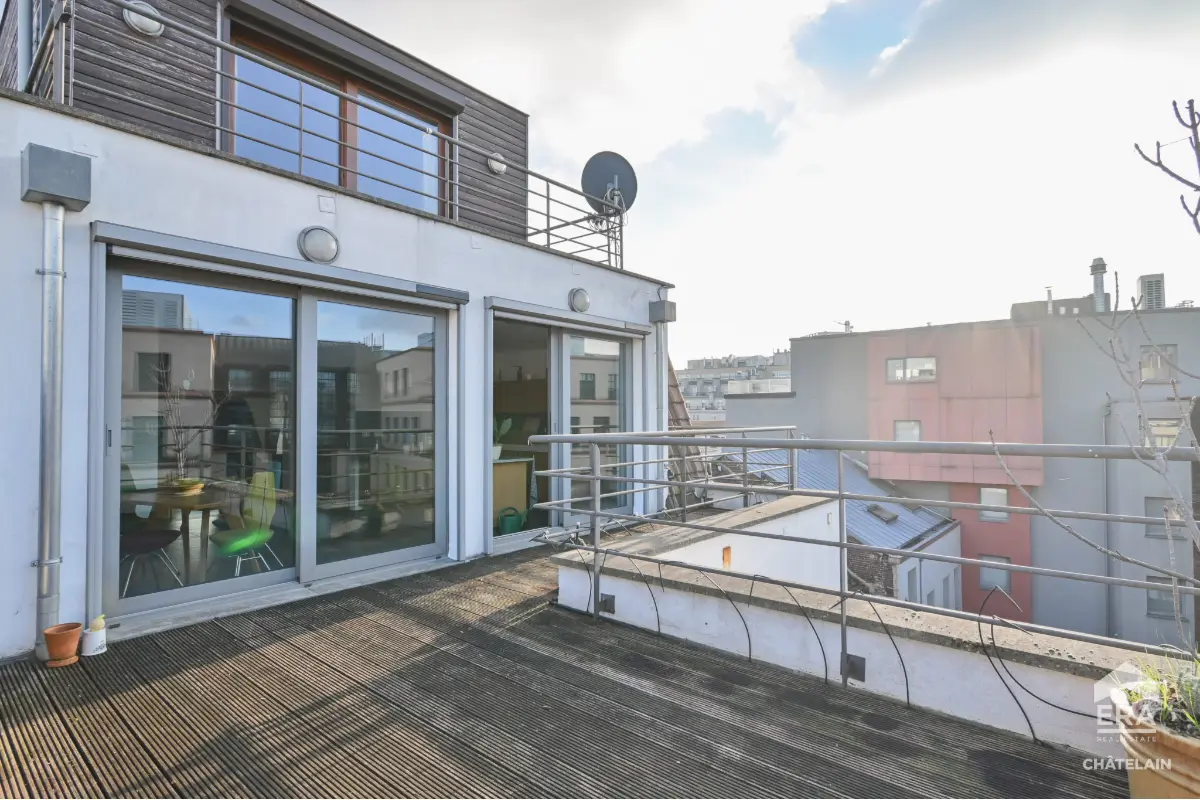 Penthouse te  koop in Brussel 1000 399000.00€ 1 slaapkamers 127.00m² - Zoekertje 756462