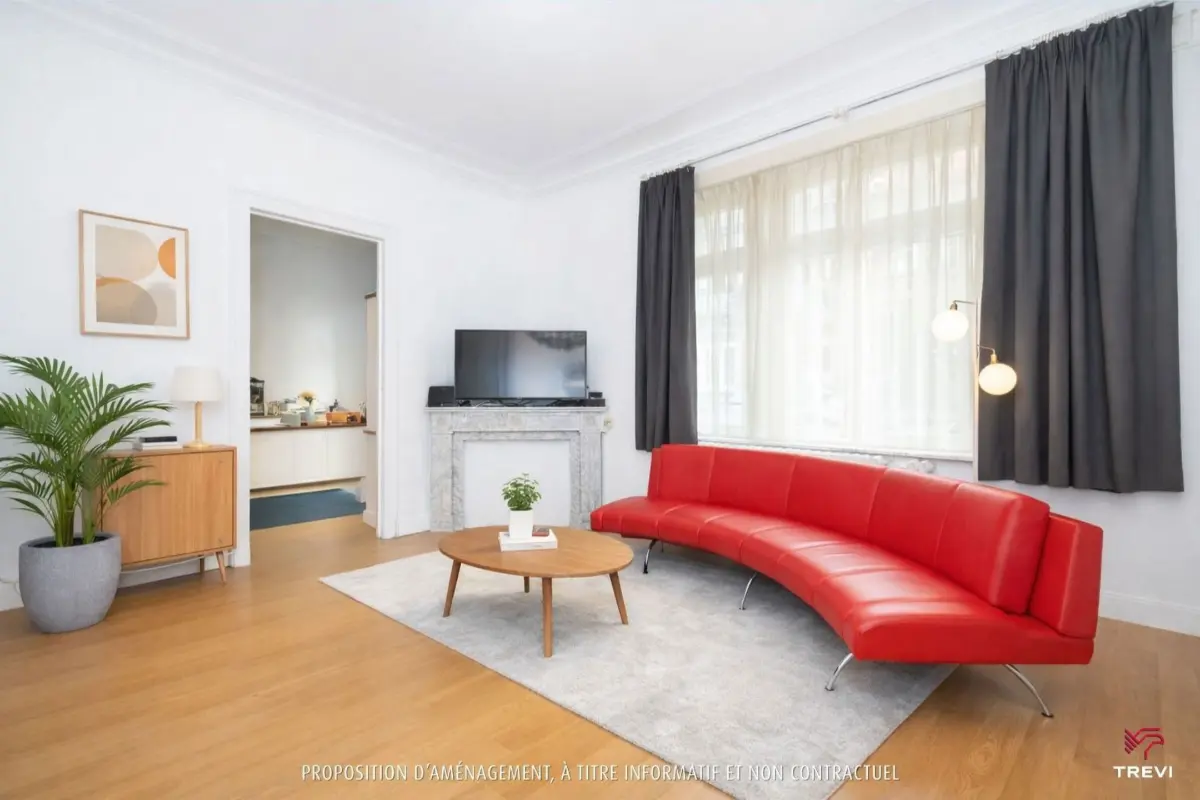 Appartement te  koop in Sint-Gillis 1060 340000.00€ 2 slaapkamers 102.00m² - Zoekertje 756969