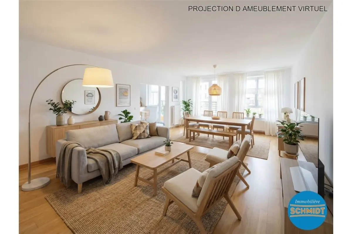 Appartement te  in Etterbeek 1040 1600.00€ 2 slaapkamers 113.00m² - Zoekertje 756625