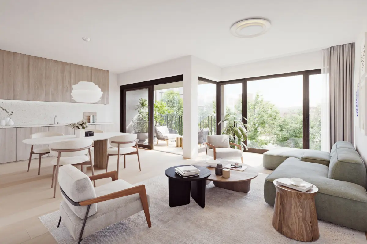 Penthouse te  koop in Elsene 1050 595000.00€ 2 slaapkamers 91.80m² - Zoekertje 758325