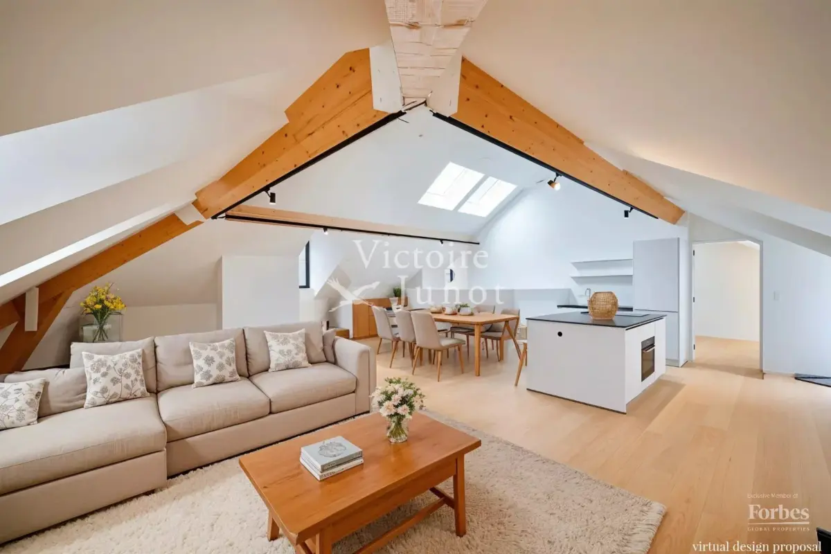 Penthouse te  huur in Brussel 1000 1590.00€ 2 slaapkamers 119.00m² - Zoekertje 760984