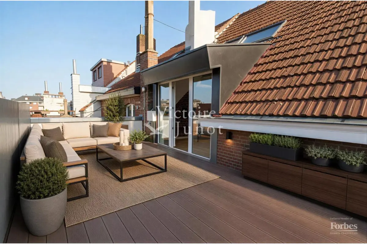 Penthouse te  huur in Ukkel 1180 1890.00€ 1 slaapkamers 85.00m² - Zoekertje 761468