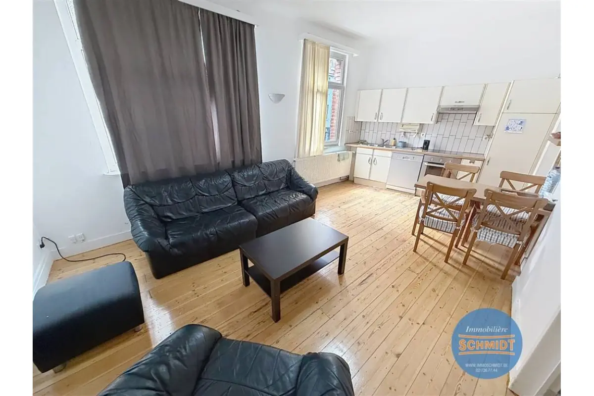 Appartement te  in Schaarbeek 1030 1100.00€ 1 slaapkamers 60.00m² - Zoekertje 761782