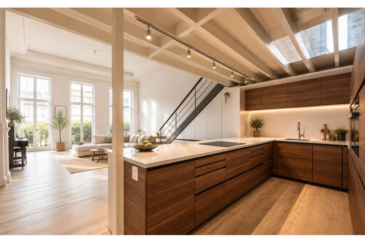 Duplex te  koop in Brussel 1000 399000.00€ 2 slaapkamers 177.00m² - Zoekertje 762011