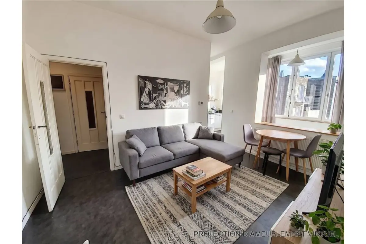 Appartement te  in Etterbeek 1040 1020.00€ 1 slaapkamers 54.00m² - Zoekertje 763643