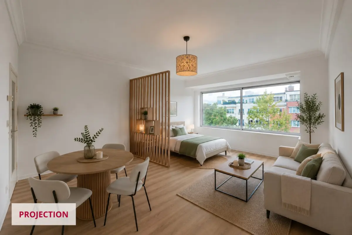 Studio à vendre à Uccle 1180 195000.00€  chambres 39.00m² - annonce 763990