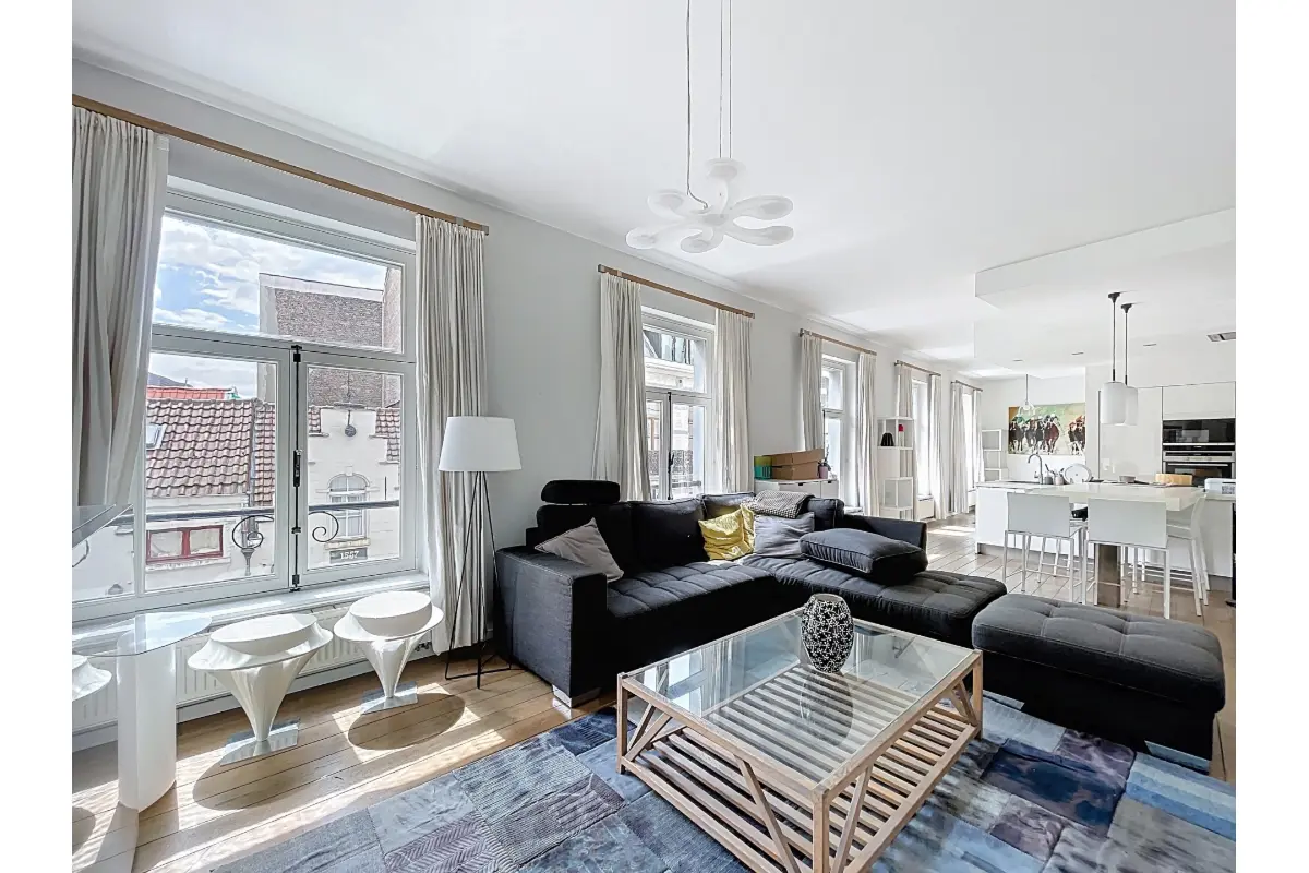 Appartement te  in Brussel 1000 1950.00€ 2 slaapkamers 114.00m² - Zoekertje 763128