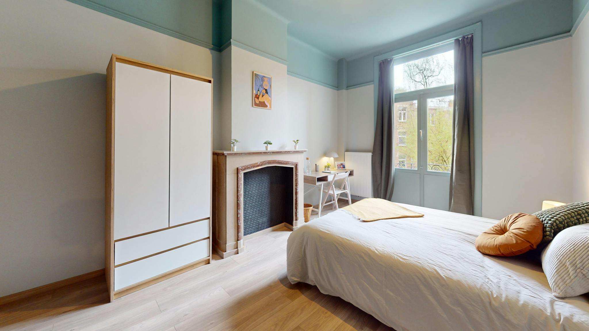 Appartement te  huur in Sint-Gillis 1060 725.00€ 1 slaapkamers 409.00m² - Zoekertje 795723