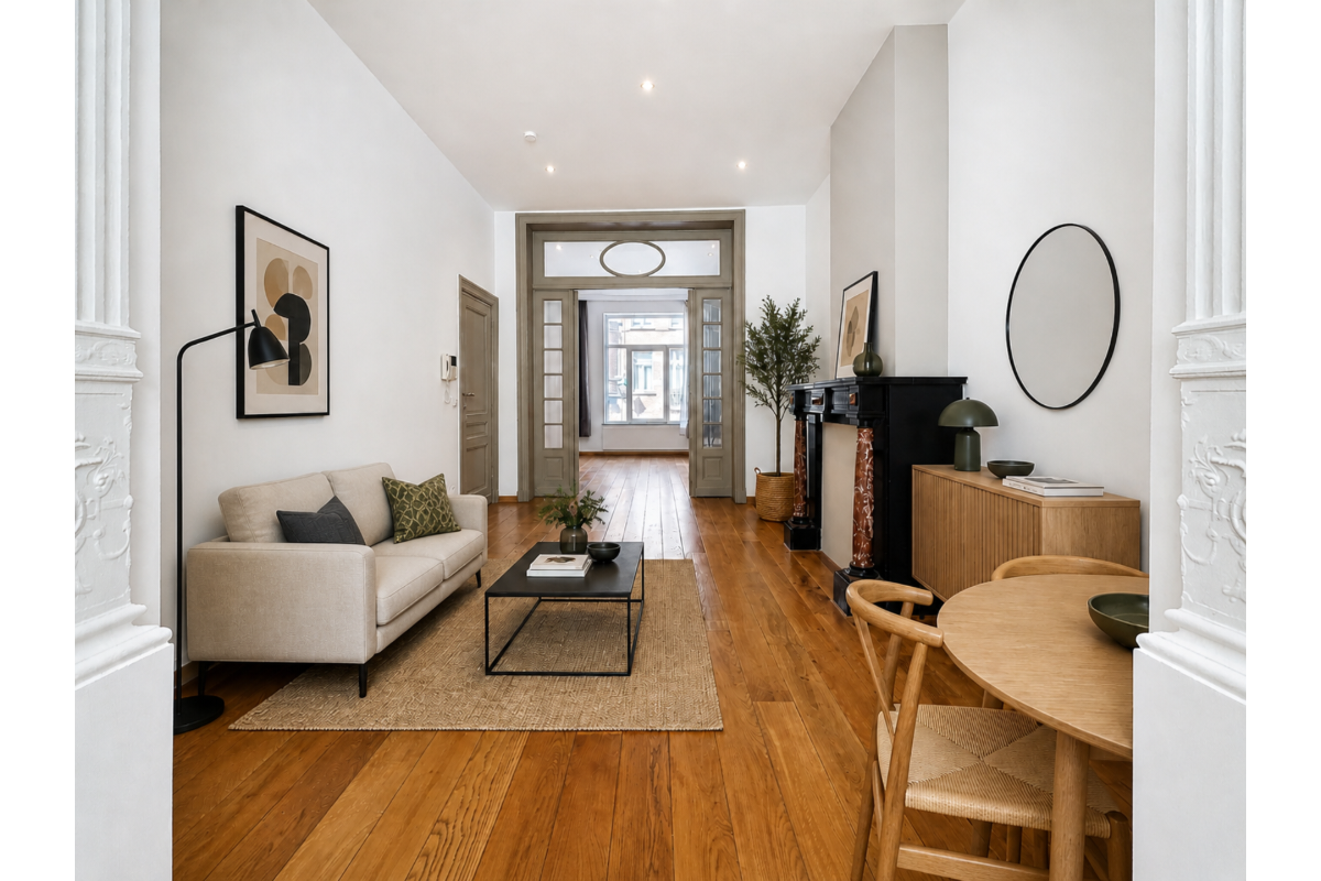 Appartement te  in Etterbeek 1040 1200.00€ 1 slaapkamers 70.00m² - Zoekertje 764755