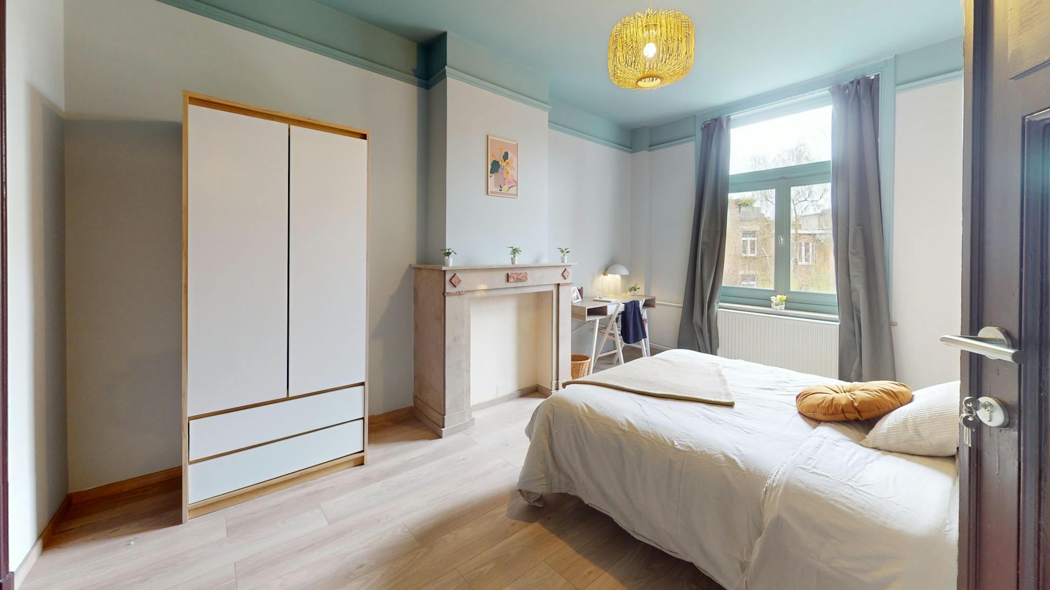 Appartement te  huur in Sint-Gillis 1060 740.00€ 1 slaapkamers 409.00m² - Zoekertje 795298