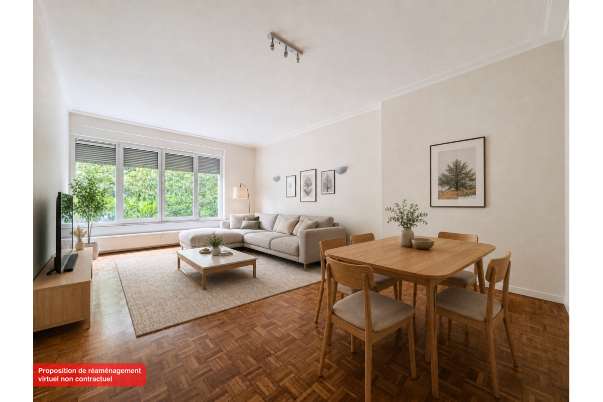 Appartement te  koop in Laken 1020 219000.00€ 1 slaapkamers 71.00m² - Zoekertje 768060