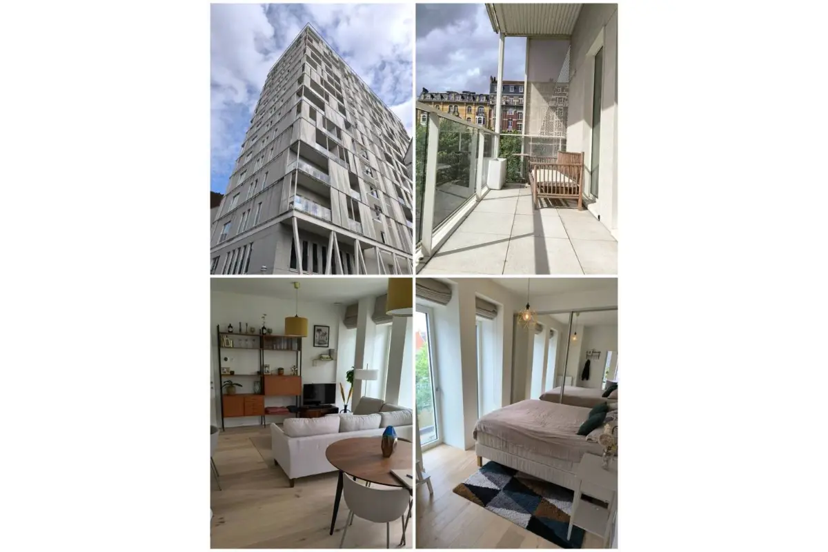 Appartement te  in Brussel 1000 1350.00€ 1 slaapkamers 62.00m² - Zoekertje 768714