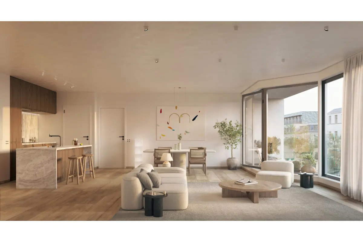 Appartement te  koop in Evere 1140 250000.00€ 0 slaapkamers 41.60m² - Zoekertje 769544