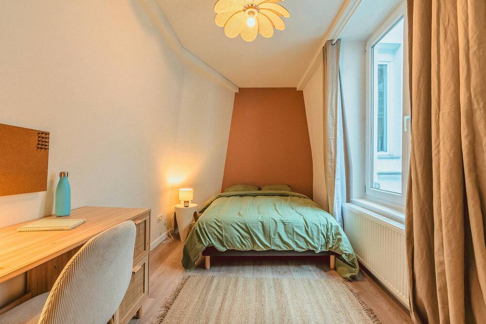 Appartement te  huur in Brussel 1000 750.00€ 1 slaapkamers 600.00m² - Zoekertje 795171
