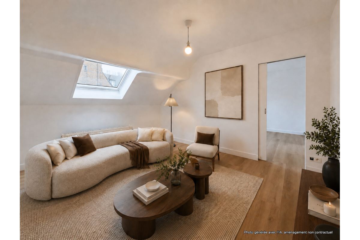 Appartement te  in Ukkel 1180 1150.00€ 1 slaapkamers 56.00m² - Zoekertje 775927