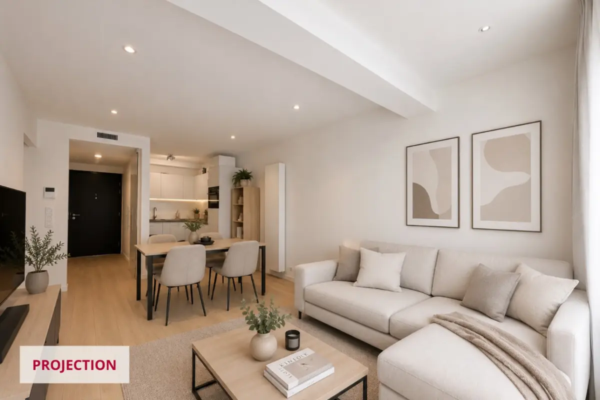 Appartement à louer à Auderghem 1160 1200.00€ 1 chambres 64.00m² - annonce 776529