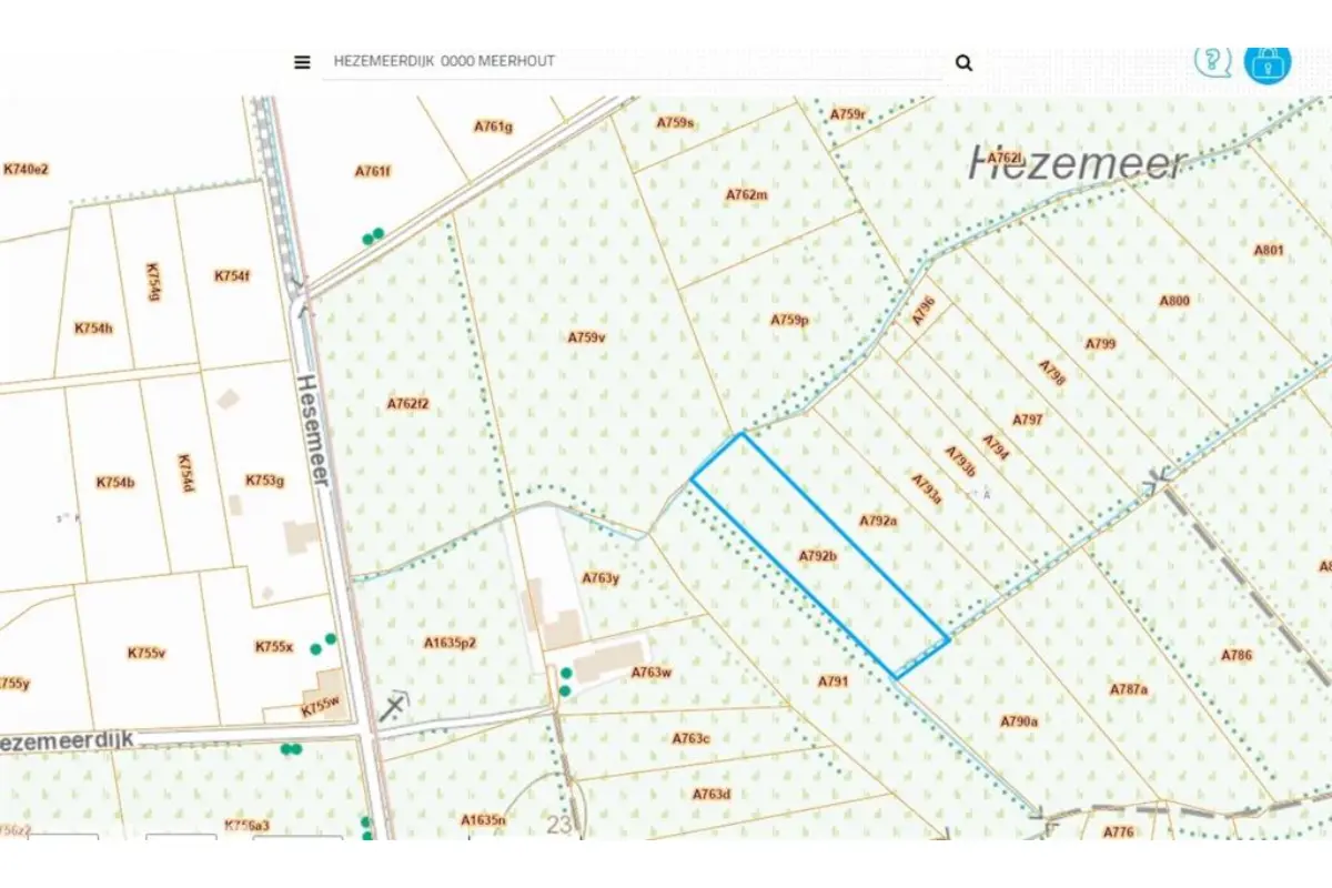 Terrain non bâtissable à vendre à Meerhout 2450 26500.00€  chambres m² - annonce 777177