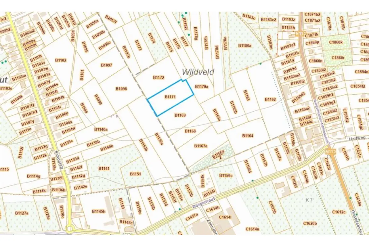 Terrain non bâtissable à vendre à Meerhout 2450 35000.00€  chambres m² - annonce 777178