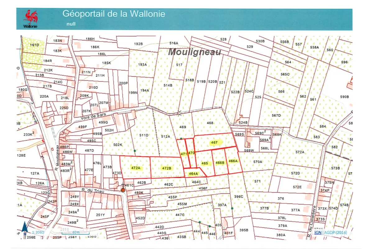 Terrain non bâtissable à vendre à Dour 7370 35400.00€  chambres m² - annonce 778061