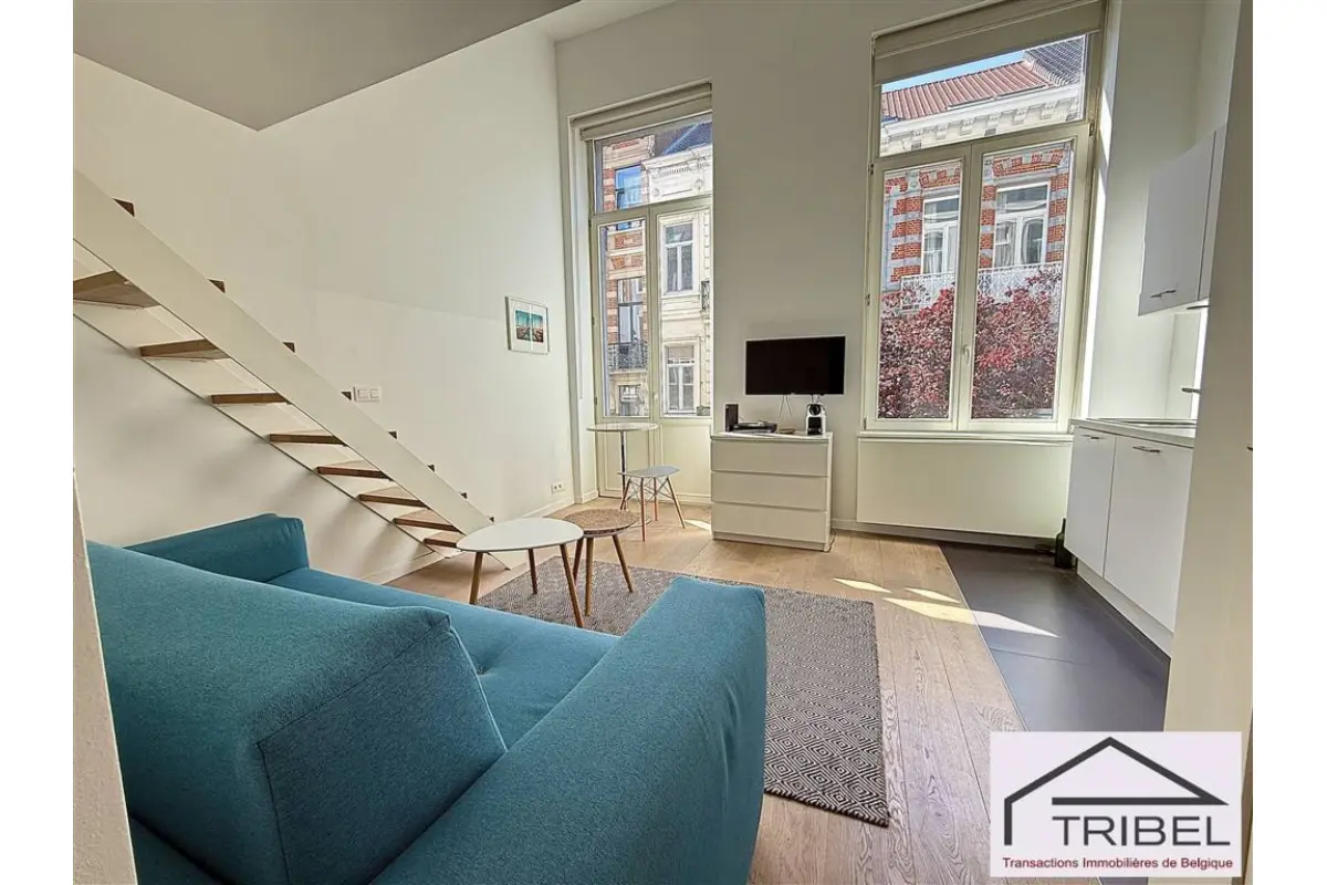 Studio te  in Elsene 1050 1030.00€  slaapkamers 35.00m² - Zoekertje 778427