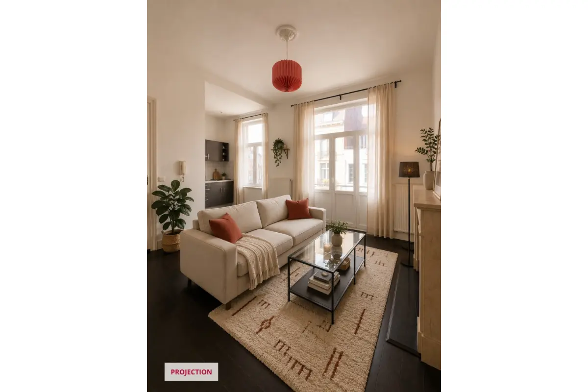 Appartement te  in Elsene 1050 1150.00€ 1 slaapkamers 65.00m² - Zoekertje 779784