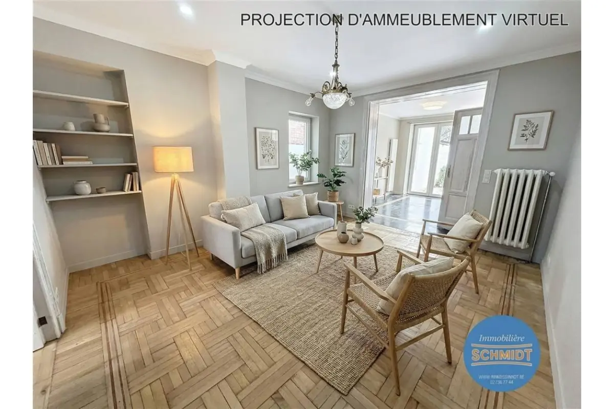 Appartement te  huur in Ukkel 1180 1400.00€ 1 slaapkamers 83.00m² - Zoekertje 781424