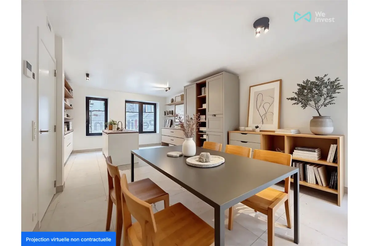 Benedenverdieping te  in Schaarbeek 1030 1400.00€ 2 slaapkamers 81.00m² - Zoekertje 785129
