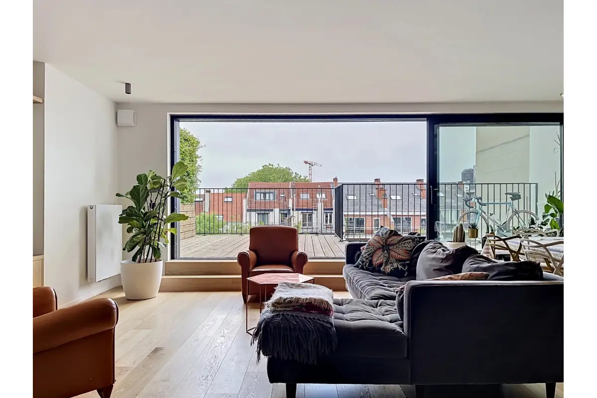 Penthouse te  huur in Elsene 1050 4000.00€ 3 slaapkamers 180.00m² - Zoekertje 786822