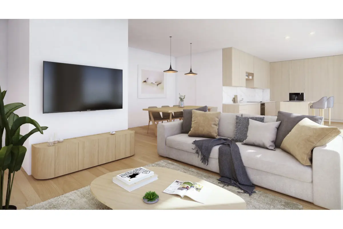 Appartement te  koop in Brussel 1000 326500.00€ 1 slaapkamers 61.20m² - Zoekertje 789405