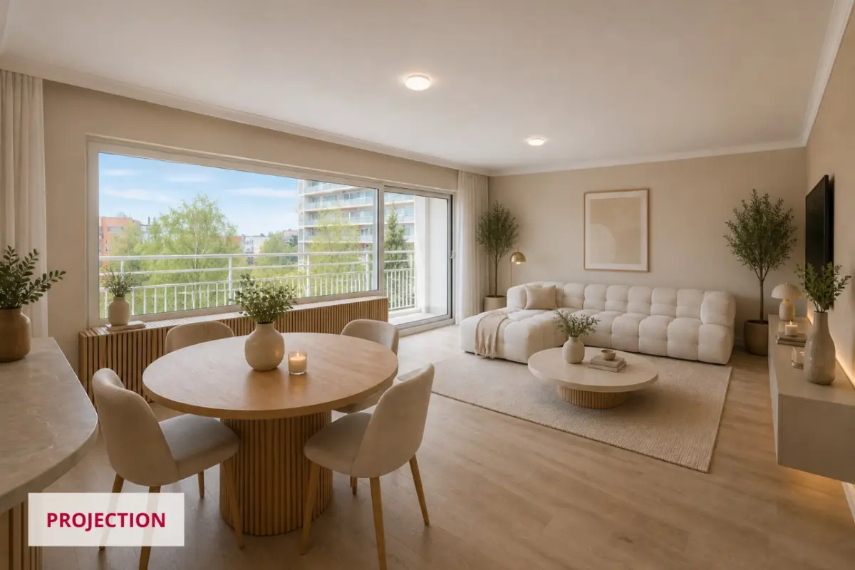 Appartement te  huur in Ukkel 1180 2200.00€ 3 slaapkamers 125.00m² - Zoekertje 789794