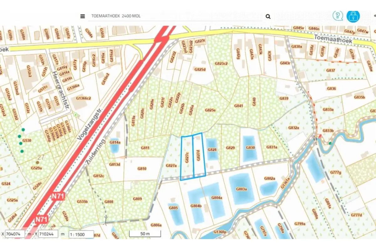 Terrain non bâtissable à vendre à Mol 2400 20000.00€  chambres m² - annonce 792467
