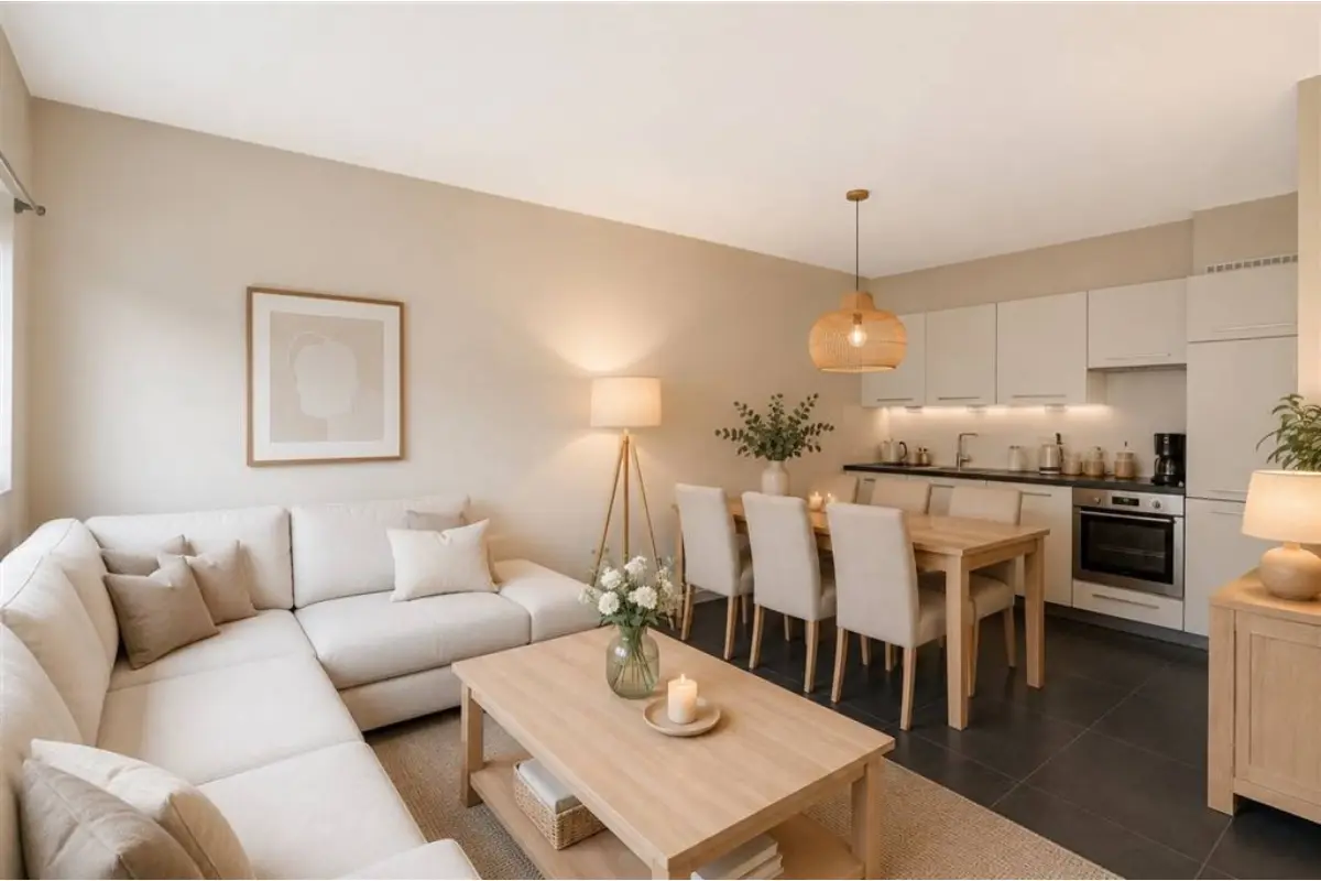 Studio à vendre à Wachtebeke 9185 159000.00€ 1 chambres 54.00m² - annonce 791508