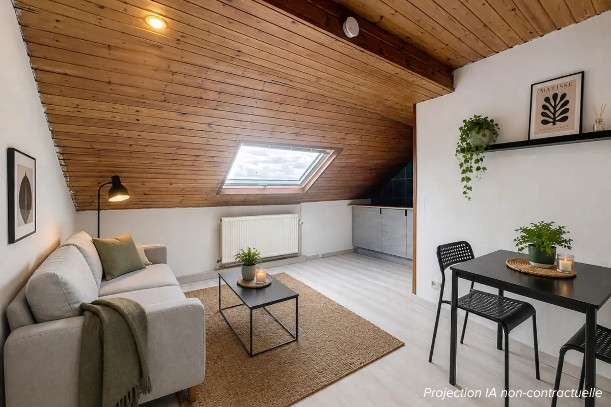 Studio te  huur in Namen 5000 600.00€ 1 slaapkamers 33.00m² - Zoekertje 792573