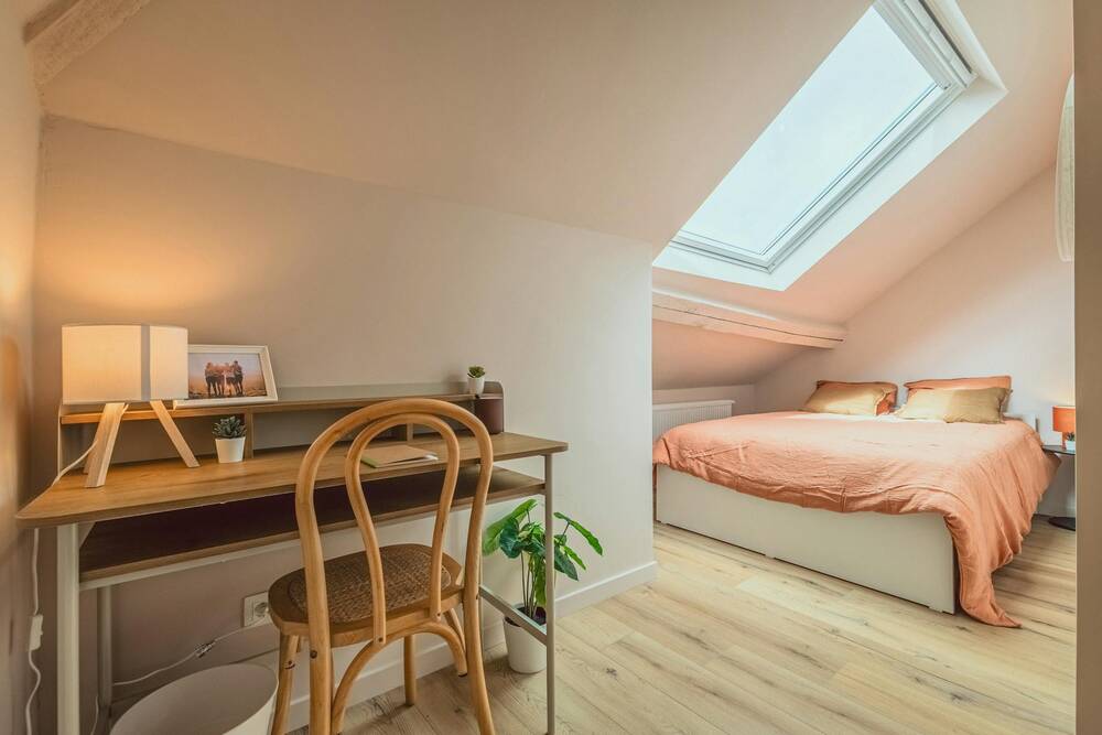 Appartement te  huur in Schaarbeek 1030 700.00€ 1 slaapkamers 580.00m² - Zoekertje 795058