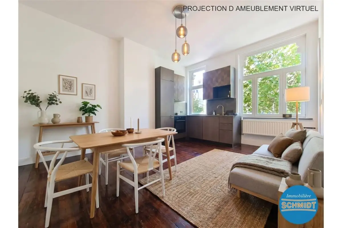 Appartement te  in Elsene 1050 1100.00€ 1 slaapkamers 50.00m² - Zoekertje 793932