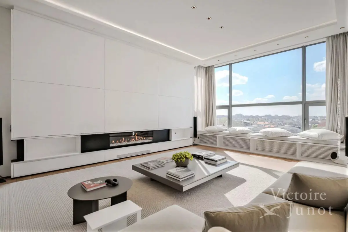Penthouse te  huur in Elsene 1050 5900.00€ 3 slaapkamers 290.00m² - Zoekertje 800683